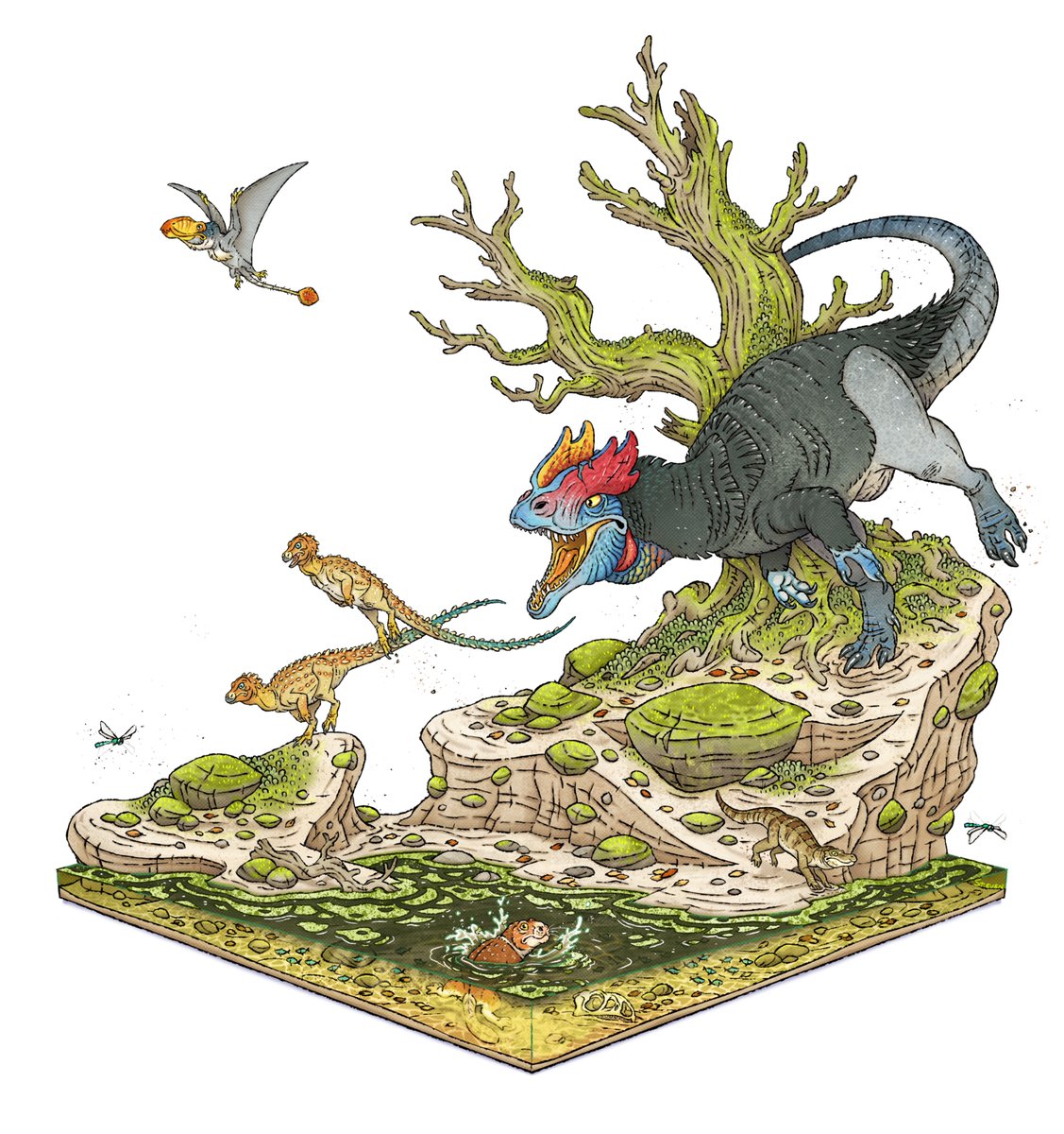 Hi, it's #PortfolioDay!
I’m Stieven and I mostly create these prehistoric diorama pieces.