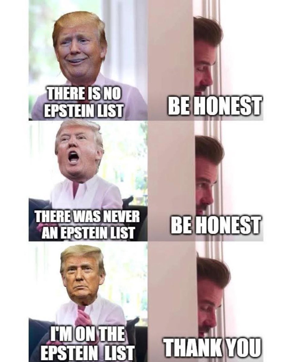 Oh Donny <a href="/realDonaldTrump/">Donald J. Trump</a> #EpsteinCoverUp #EpsteinList