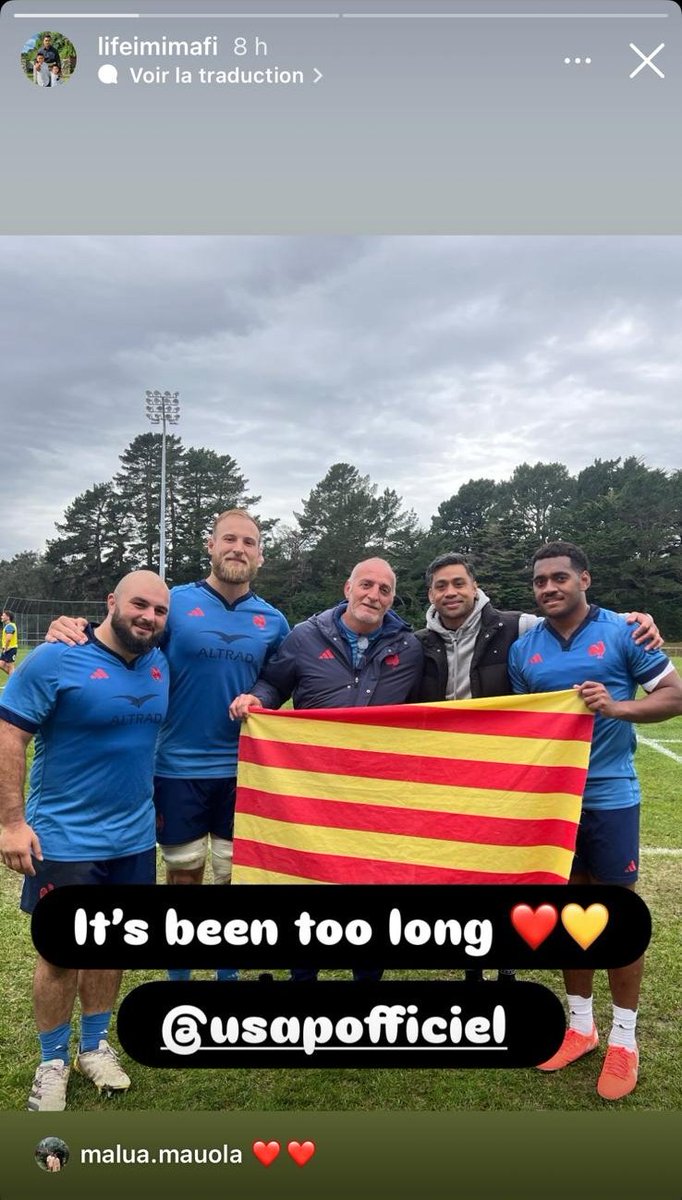 Le 👑 Mafi qui poste cette photo en story 😍

Tu nous manques ❤