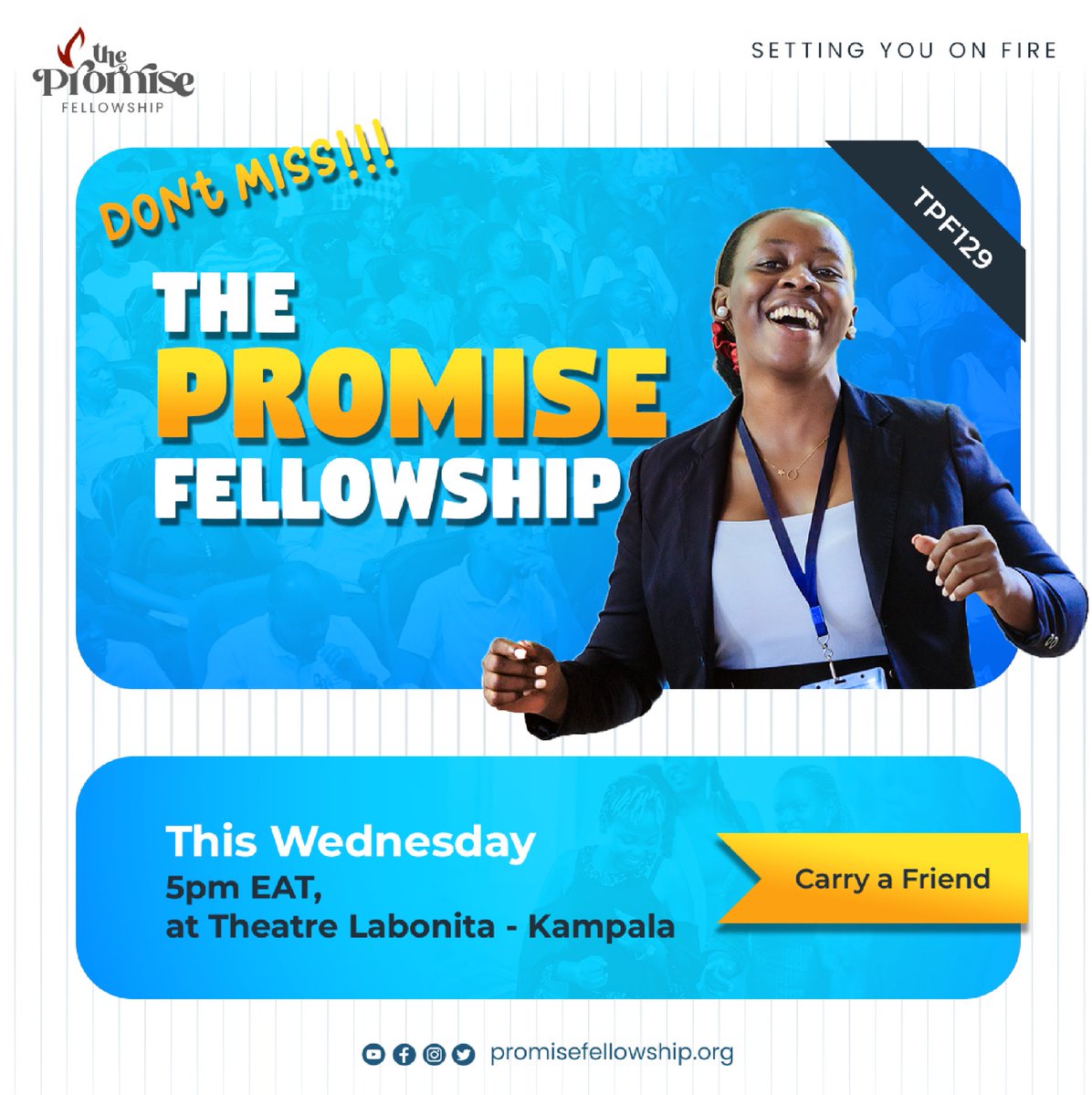 promisetvUG's tweet photo. ๐ โI rejoiced when they said, โLet us go to the house of the Lord.โโ โ Psalm 122:1
Worship is rising, the Word is alive, and His presence is waiting.
๐ This Wednesday | ๐ Labonita | 5PM
You belong here. ๐ฅ
#ThePromiseFellowship #ThePromiseTVUg #SettingYouOnFire https://t.co/4b5Hw3QgkY