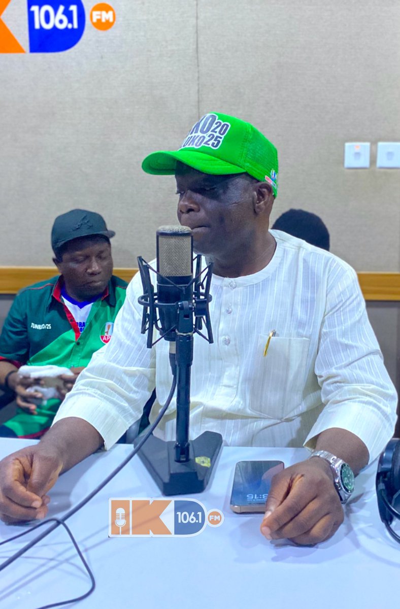 ikd1061fm's tweet image. On July 5th, 2025, IKD 106.1 FM hosted a special paid program featuring all APC chairmanship and councillorship aspirants across the Ikorodu Division.

🎙️ Hon. Babajimi Benson, Member, House of Representatives (Ikorodu Federal Constituency I), was also present.