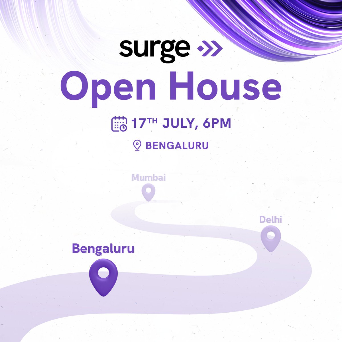 Surge (@_surgeahead) on Twitter photo 🚀 Founders in Bangalore - the Surge team would love to meet you! We’re hosting an Open House next Thursday, 17 July—meet the Surge team, bring your questions, and get to know more about Surge. Space is limited, please register your interest here ➡️ lu.ma/mp8an0o8
Surge 🚀 Founders in Bangalore - the Surge team would love to meet you! We’re hosting an Open House next Thursday, 17 July—meet the Surge team, bring your questions, and get to know more about Surge. Space is limited, please register your interest here ➡️ lu.ma/mp8an0o8
Surge