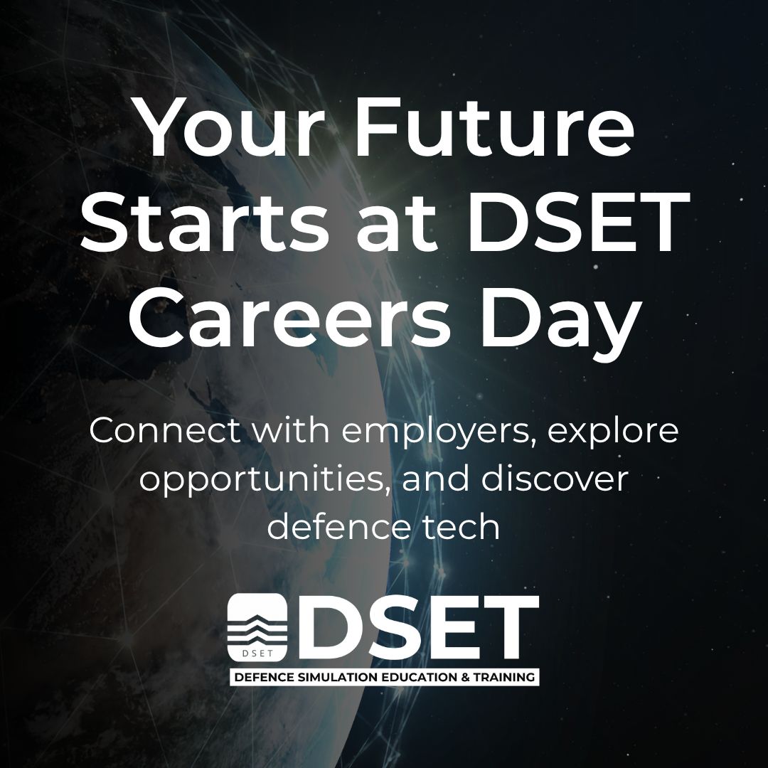 DSET_EVENT's tweet image. Interested in a career in Defence, Security or Tech? Looking for your next step into the industry? Join us at DSET Careers Day - Thurs 10 July 2025, Bristol. Secure your FREE place at: dset.co.uk #DSET2025 #CareersInDefence #SecurityCareers #DefenceJobs #GraduateJobs