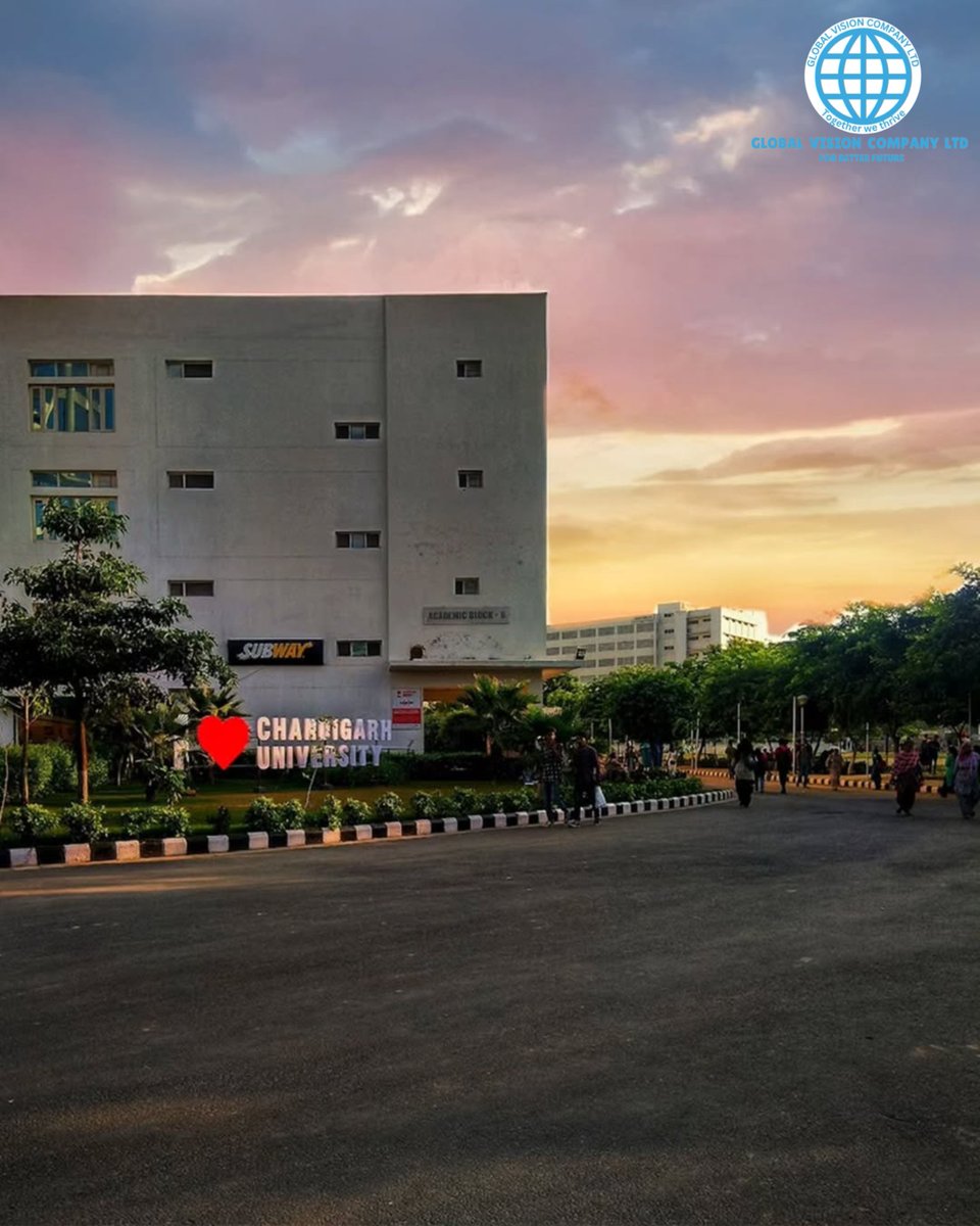 ✨ Look how beautiful the evening looks at Chandigarh University, India! 🇮🇳🌇

You can also study at this amazing university through GLOBAL VISION SCHOLARSHIPS. 🎓✨

📲 Apply now using the link below and make your dream a reality! 💫
forms.gle/dFe5upj9xKdJur…