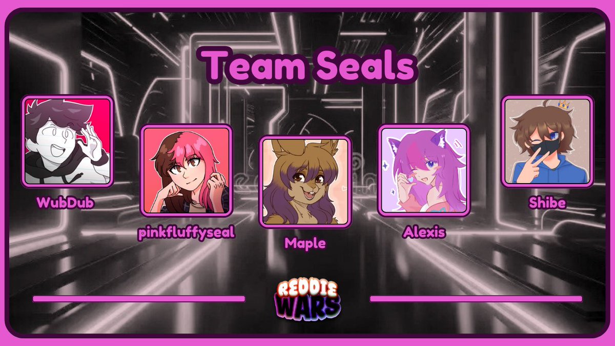ReddieWars's tweet image. Looks like Maple decided to third wheel the double date!
Introducing: Team Seals
@WubDubYT @pinkfluffyseal @rabbitbrained_ @SimplyAlwxis @shibeyapsalot
ReddieWars 4: Sunday July 20th, 4PM EST