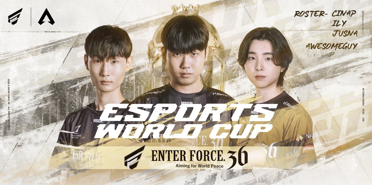 ENTERFORCE_36's tweet image. E36 #EWC2025 特別パートナーの発表
📰 E36公式ニュース
enterforce-36.com/2025/07/09/ape…
リヤドで戦う選手たちが万全の状態で挑めるよう、多くの企業・団体の皆さまがサポートしてくださいます! ファンとパートナー皆さまと共に勝利を掴みます。
#E36WIN #EsportsWorldCup #EWC #ApexLegends