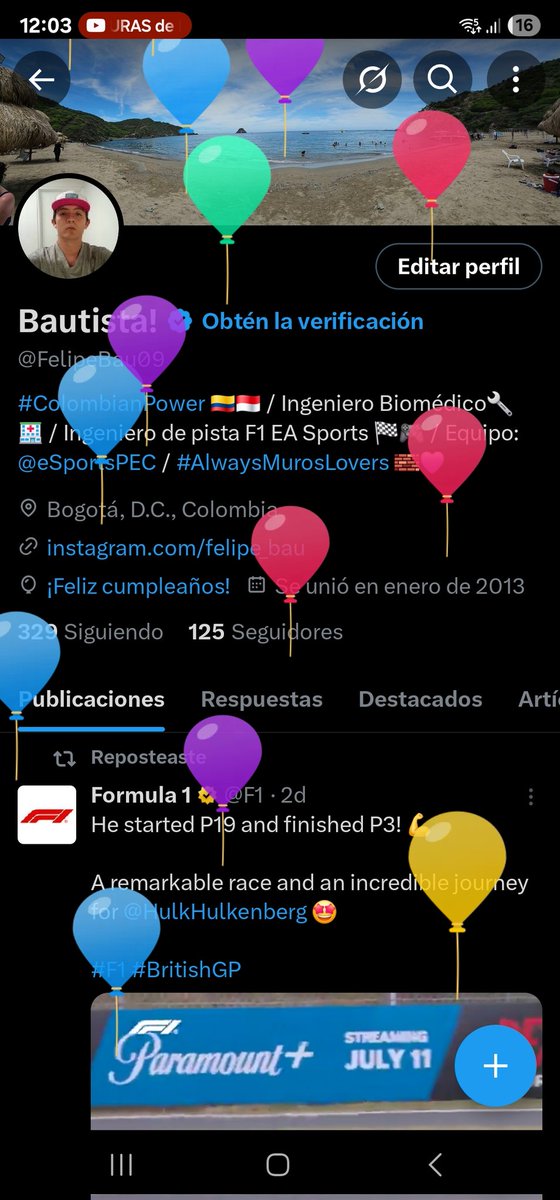 Mi turno de los globitos... 🥳🥳