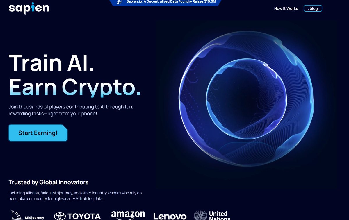 aceecrypto's tweet photo. Yo, found something wild 👀

While everyone's talking about AI taking over, there's actually a way to HELP shape it AND stack some rewards..

@JoinSapien built this Web3 platform where you literally just:
• Tag some images
• Answer quick questions
• Play mini-games
#SapienAI https://t.co/eCKqlabNCt