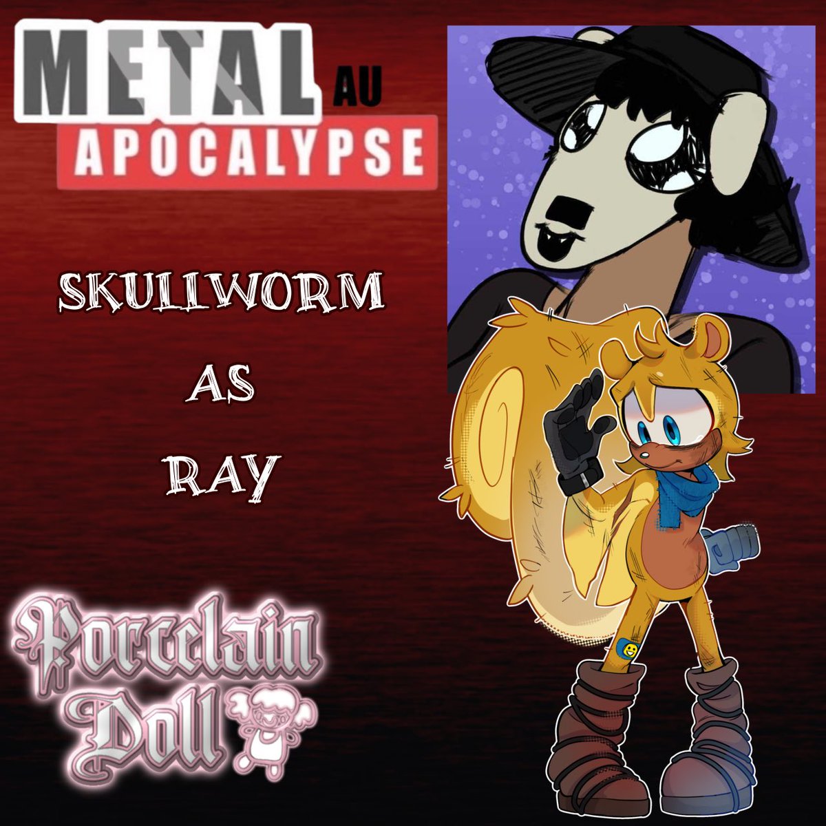 PorcelainDollTM's tweet image. 🔗⛓ CASTING ANNOUNCEMENT ⛓🔗

We’re excited to announce that @SkullWorm_ will voice Ray in Feelin_Anemoia’s Sonic Metal Apocalypse AU! Congratulations, SkullWorm! 🤗💕

17 days remain until the first episode of the Metal AU releases.