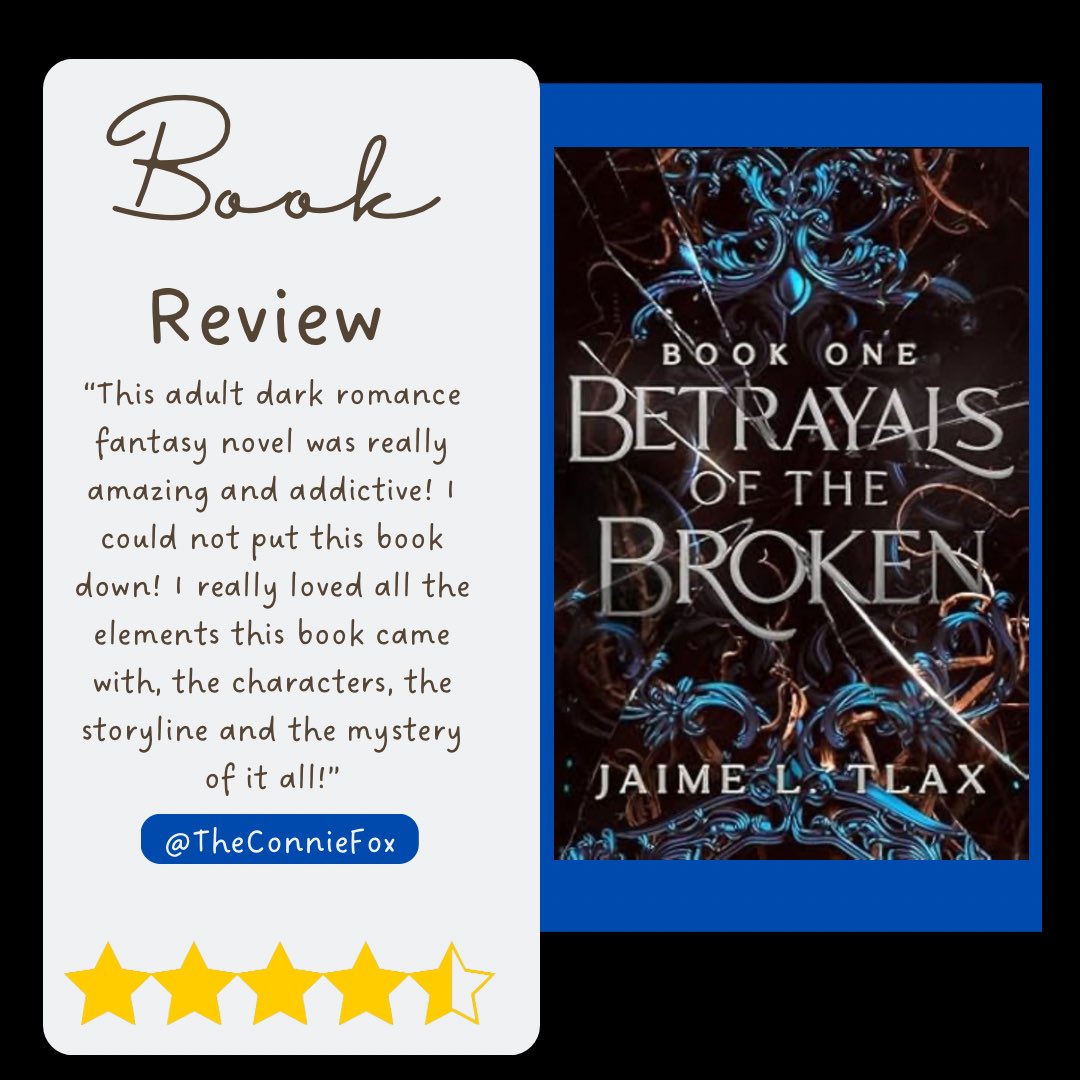 This adult dark romance fantasy novel was really amazing and addictive! I could not put this book down!4.5/5 Stars!! I highly recommend reading it!! #betrayalsofthebroken