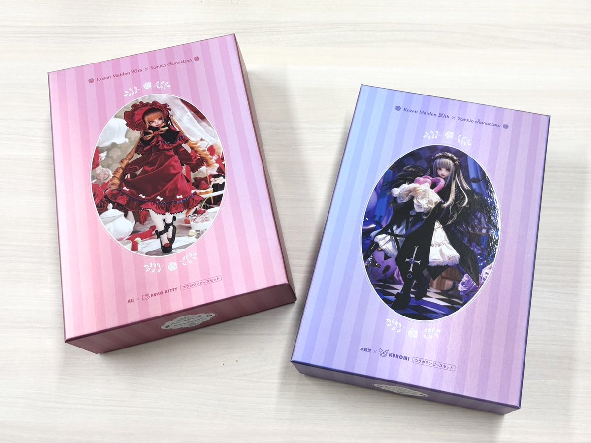 ローゼンメイデン × サンリオ水銀燈KUROMI コラボワンピースセット