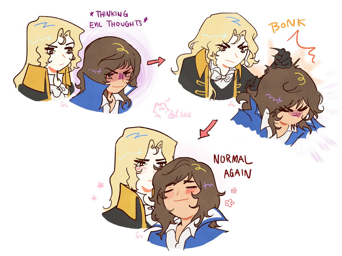 Thors_Asymptote's tweet image. Very important flowchart โก๏ธโ๏ธ
"How to deal with Belmonts"
(dot.sou art)
#Castlevania #Alucard #RichterBelmont