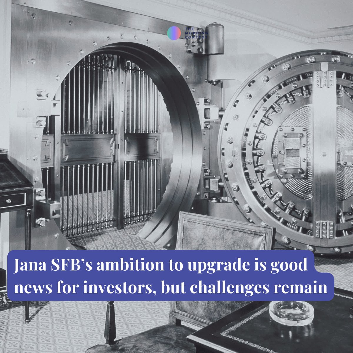 The Morning Context (@morningcontext) on Twitter photo Jana Small Finance Bank is hoping to rewrite its story. It's applied for a universal banking licence, one that could put it in the league of big lenders. However, the transition may not be easy.
<a href="/imFmoharkan/">Furquan Moharkan</a> writes: themorningcontext.com/business/can-a… Jana Small Finance Bank is hoping to rewrite its story. It's applied for a universal banking licence, one that could put it in the league of big lenders. However, the transition may not be easy.
<a href="/imFmoharkan/">Furquan Moharkan</a> writes: themorningcontext.com/business/can-a…
