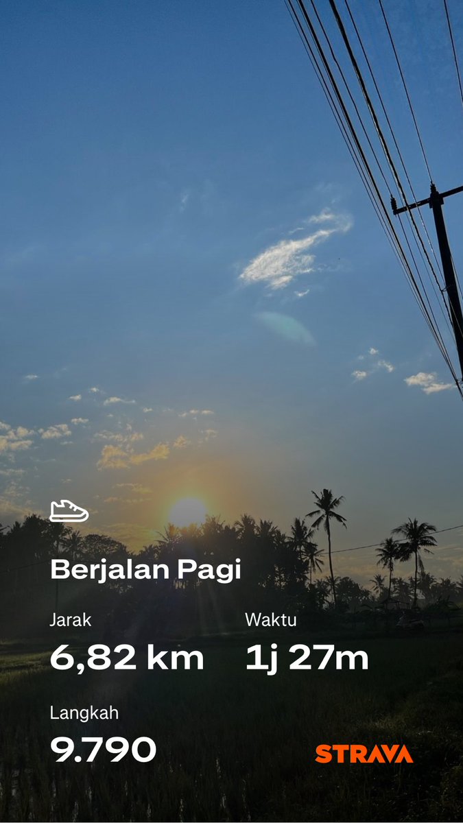 GitRusdiani30's tweet photo. Cek jalan saya di Strava.
https://t.co/S0Ym6YGAdK https://t.co/lNF2QvrKCA