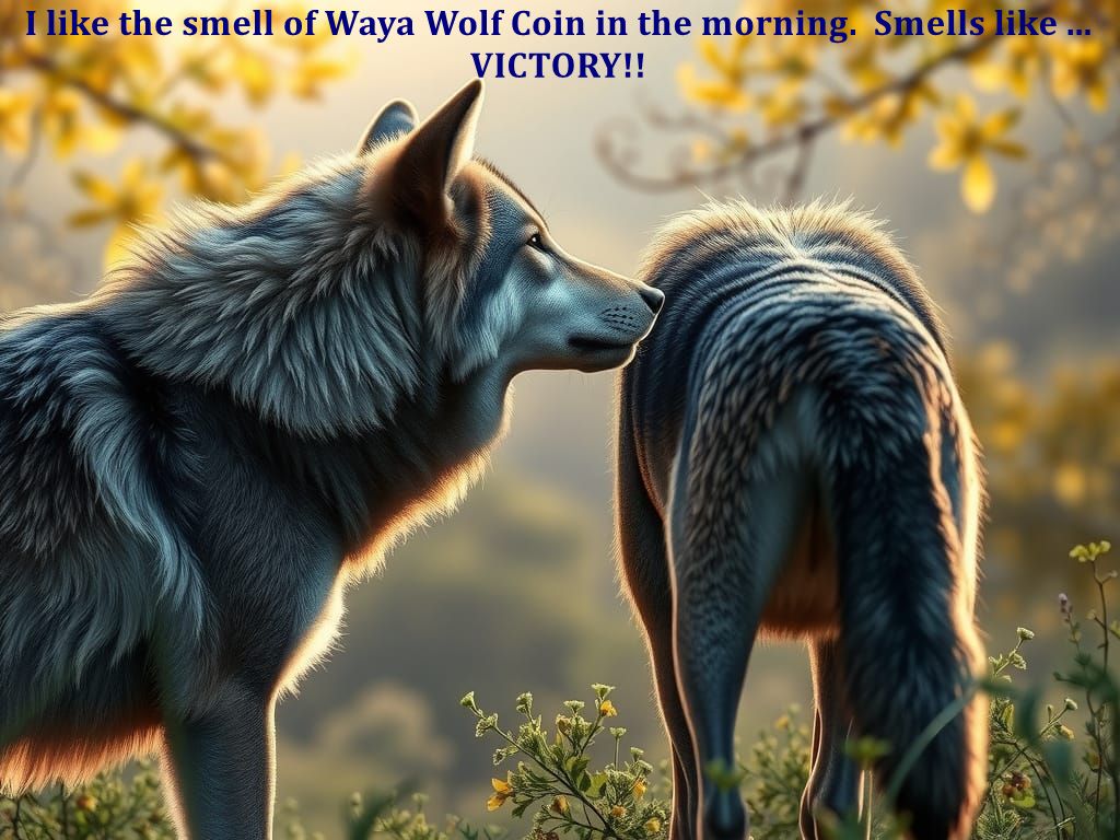 Check out our latest meme for Waya Wolf Coin.  It smells like VICTORY!!  😃