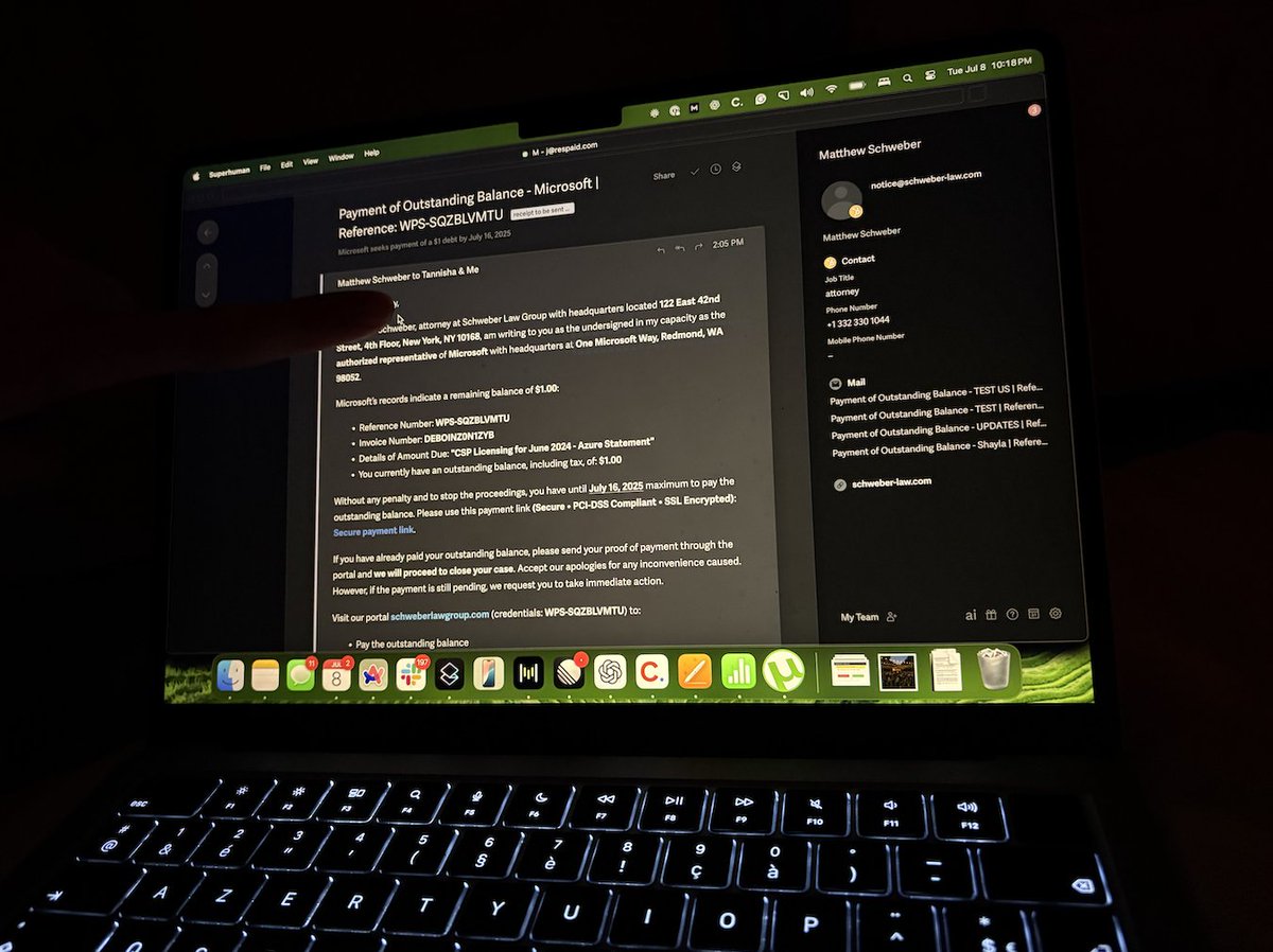 Most founders send cold emails. I sent YC founders collection notices.

And their lawyers panicked. 

True story. Hear me out.

Using Respaid’s enrichment tech, I picked a few top YC founders and sent them a $1 collection notice for their own product.

It wasn’t generic.
– I used