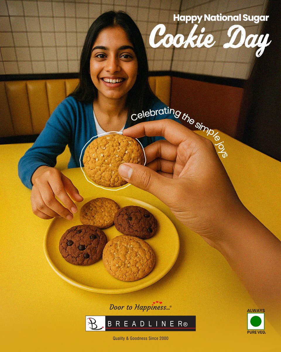 Breadliner1's tweet image. “Sometimes the simplest things leave the sweetest impression. This National Sugar Cookie Day, treat yourself to a timeless classic - crisp edges, soft center, and just the right touch of sweetness.” 🍪🤎

#breadliner #bakery #breadlinerbakery #nationalsugarcookieday #cookies