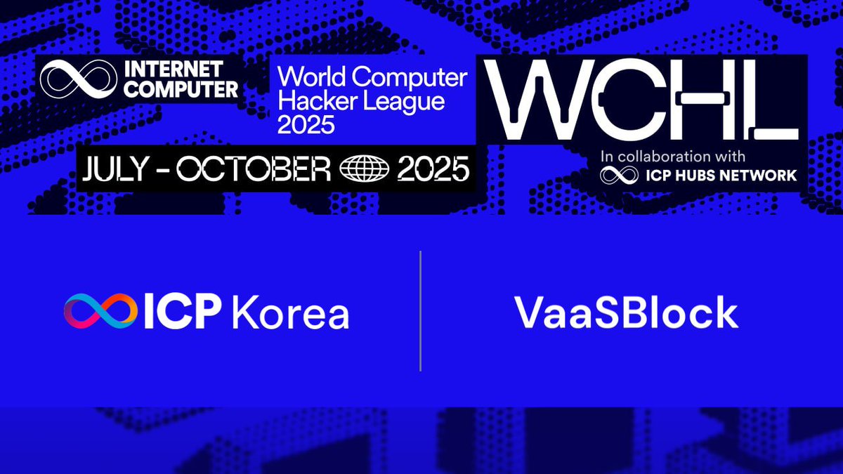 icphub_KR's tweet image. 🚀 The largest-scale Web3 global hackathon
We’re excited to announce a new partner of WCHL 2025:
🤝@VaaSBLOCK
WCHL is setting the stage for developers who want to build high-quality Web3 apps over a 4-month journey.
From idea → prototype → mainnet MVP,
the winner takes it…