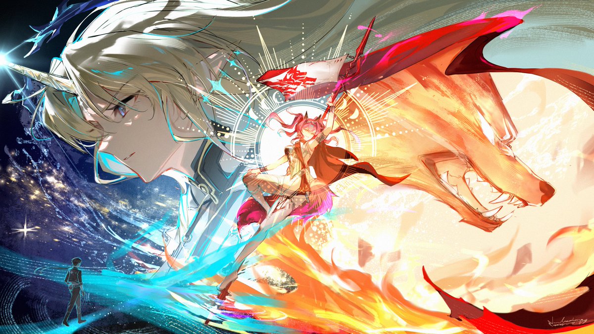 linlinzhong1205's tweet image. 🌌☀️🐺
#WutheringWaves #WuWaFanart #鳴潮 #Cartethyia #Lupa