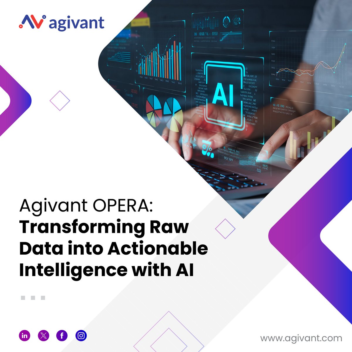 AgivantTech's tweet image. Agivant OPERA uses AI to seamlessly integrate all your data sources, creating a single source of truth. Get 3x faster processing, 60% less manual work, and real-time insights for smarter decisions.

Read More: agivant.com/agivant-opera/

#AIData #DataHarmonization #Agivant