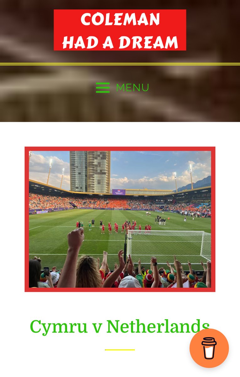 ✍️ Match Report!

Ahead of the France game tonight, look back on a special day, despite the result as Cymru lost 3-0 to the Netherlands in their Euros opener. Thanks to Stephen Baker for the match report. 

Read here 👉 colemanhadadream.com/netherlands-eu…