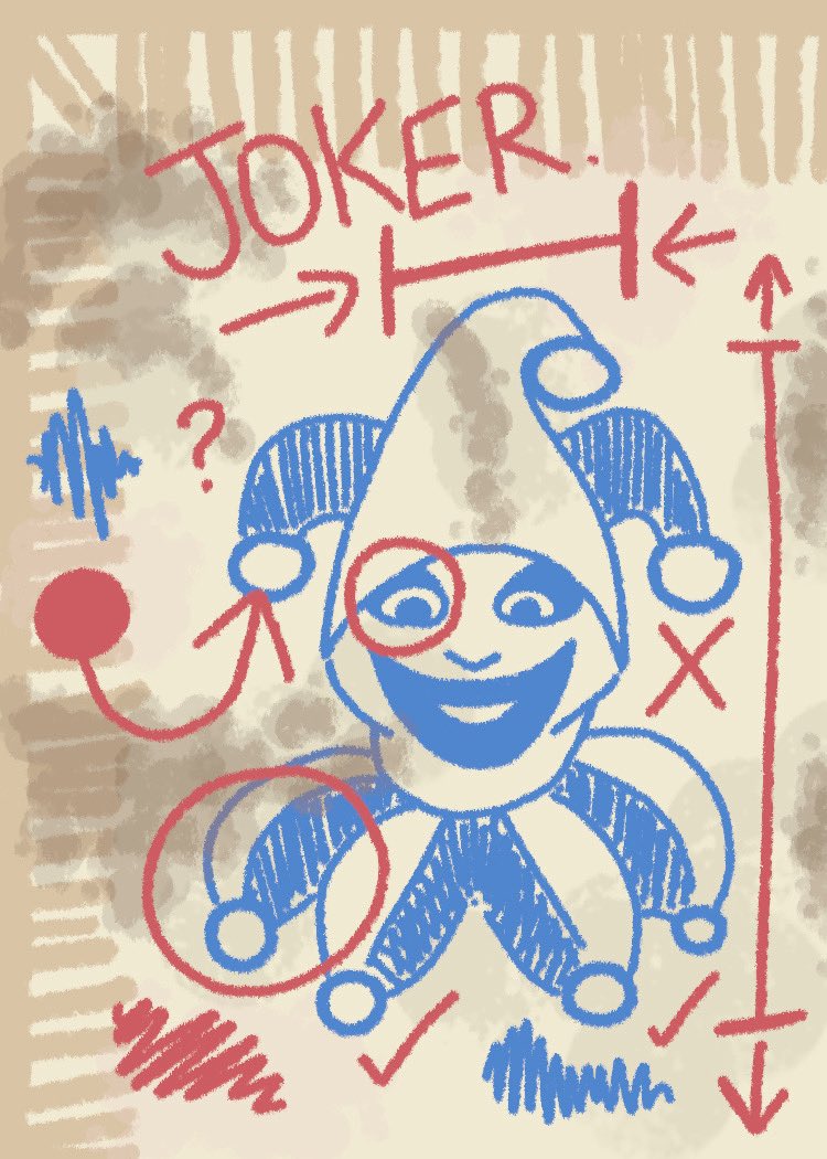 DreadxGirl's tweet photo. I’m OBSESSED with Balatro and FINALLY won a run.. so I drew this to celebrate 🃏

#meme #Balatro #digitalart #doodle #beginnerartist #artshare #artmoots #balatroart #fanart https://t.co/nYnoz18ajh