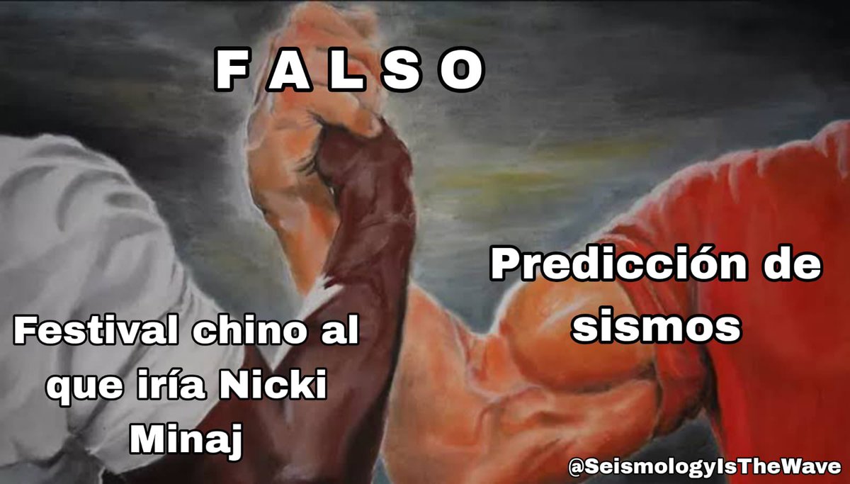 Por eso no hagan el oso. 🐻 

#SeismologyIsTheWave
#LaSismologíaEsLaOnda