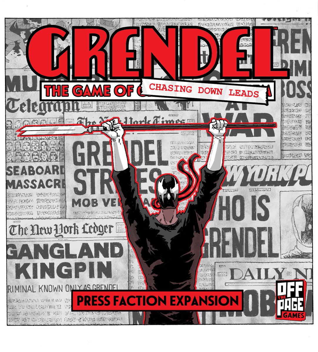 MattWagnerComic's tweet image. Hey gang...here's a look at my cover art for the Press Expansion Pack, available with the All-in package of GRENDEL: THE GAME OF CRIME & MAYHEM from @offthepagegames ! Live now on KS! Colors by @BrennanWagner3
kickstarter.com/projects/mindm…