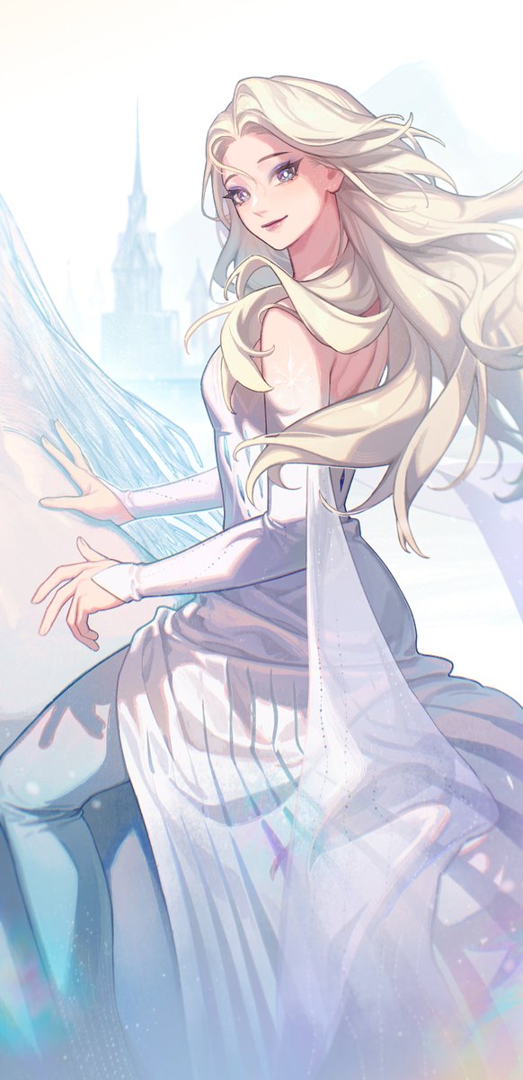 GOOTAI_e7's tweet image. day95.骑白马的不一定是王子 #Frozen #elsa