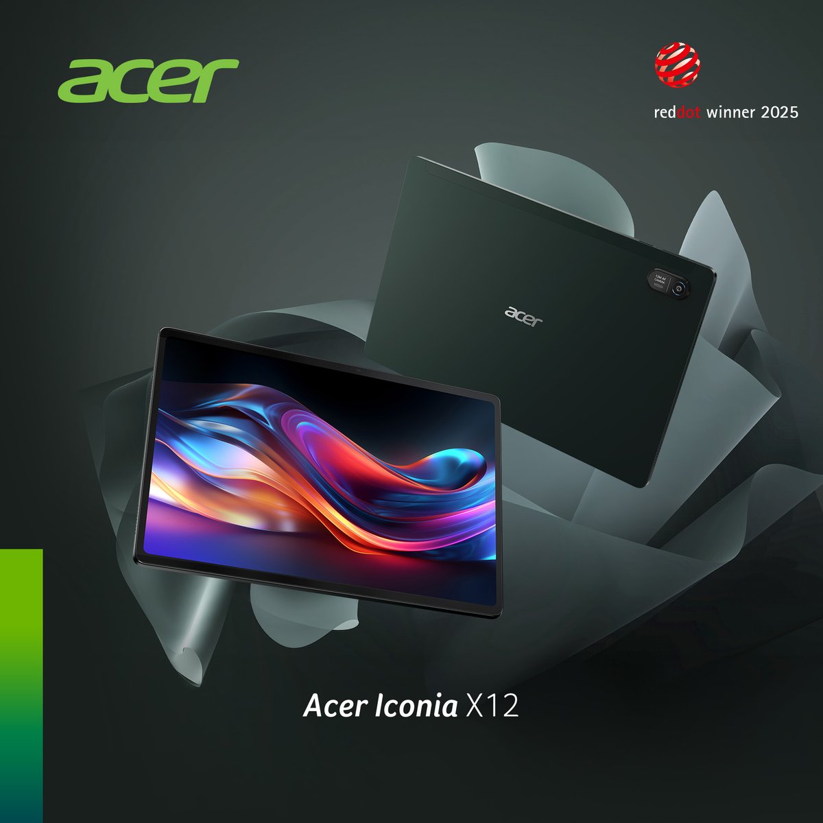 Acer's tweet image. Big wins at the 2025 Red Dot Awards! 🏆
Our AI laptops, tablets &amp; connectivity gear wowed judges worldwide.
💡 See the award-winning lineup here: acer.link/3GhUK9k #RedDotAward2025