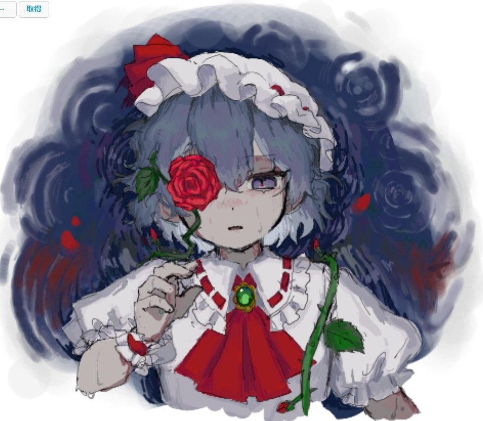 絵チャ絵ですみません
#7月9日はレミリアの日