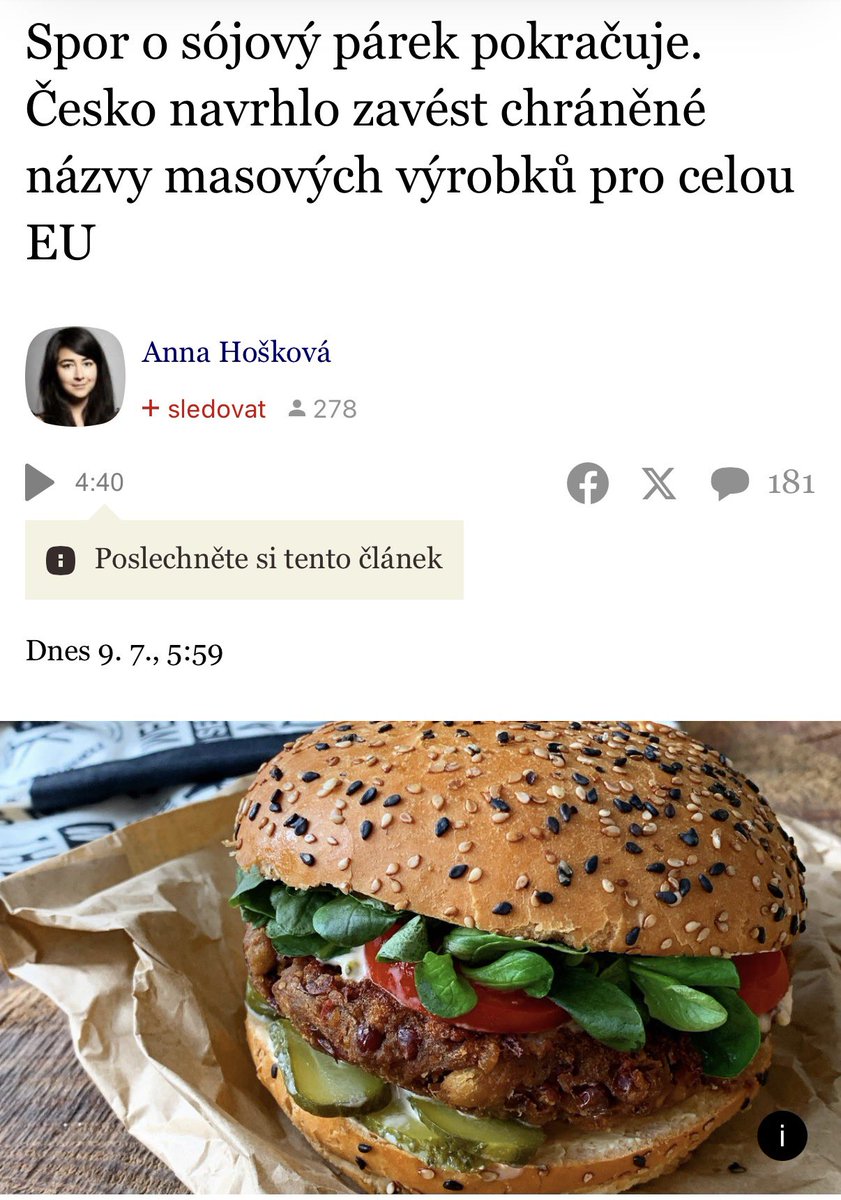 gizmax's tweet image. Některé zákony řeší problémy. Jiné řeší obavy. A pak jsou tu zákony, které řeší marketingový panický záchvat agrobaronů, že si někdo dá raději tofu než jejich párek plný separátu, předkožek, stabilizátorů a věcí, které byste do úst dobrovolně nevzali, kdybyste věděli, co to je.…