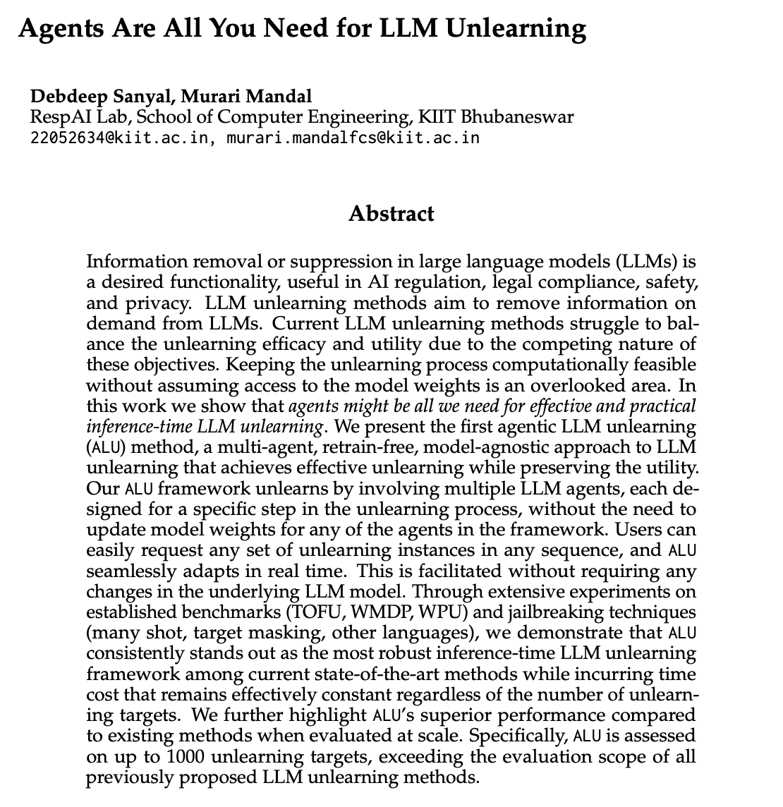 Debdeep Sanyal (@debdeeplikesai) on Twitter photo We are presenting our paper at #COLM2025 !!
See you all in Montreal at <a href="/COLM_conf/">Conference on Language Modeling</a> 🍁
arxiv.org/pdf/2502.00406 <a href="/murari_ai/">Murari Mandal</a> We are presenting our paper at #COLM2025 !!
See you all in Montreal at <a href="/COLM_conf/">Conference on Language Modeling</a> 🍁
arxiv.org/pdf/2502.00406 <a href="/murari_ai/">Murari Mandal</a>