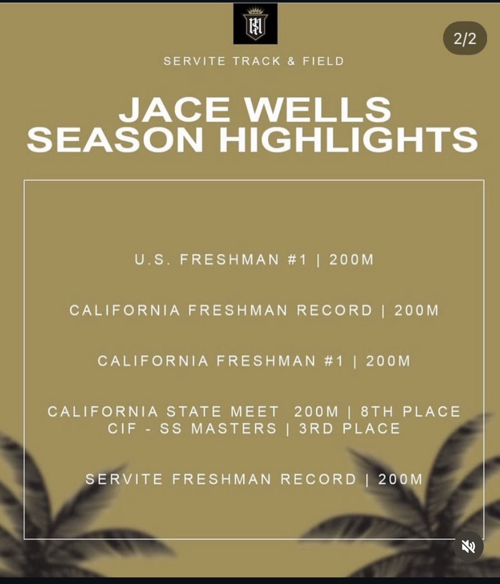 Just the beginning! 🧱 
#1 US 200m - c/o 2028
#1 CA 100m - c/o 2028