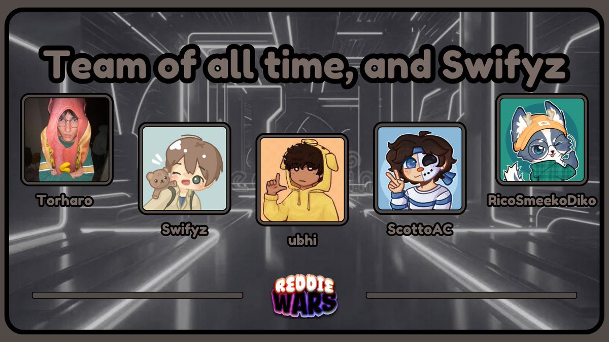 ReddieWars's tweet image. This certainly is a team of all time, and Swifyz!
Introducing: Team of all time, and Swifyz
@torharon @OfficialSwifyz @ubhilmao @scottoac @ricosmeekodiko
ReddieWars 4: Sunday July 20th, 4PM EST