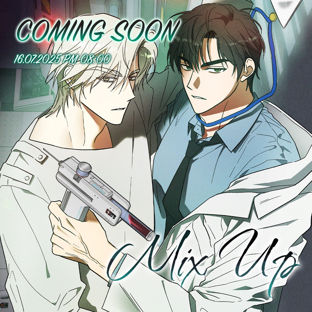 ✨ เรื่องใหม่ <MIX-UP> 
พร้อมกันที่ #OnlyBOOMTOON

📌 16.07.2025  PM 08:00
Preview 👉 bit.ly/mixuppre

#MIXUP #BOOMTOON
#อัพเดทตอนใหม่พร้อมเกาหลี