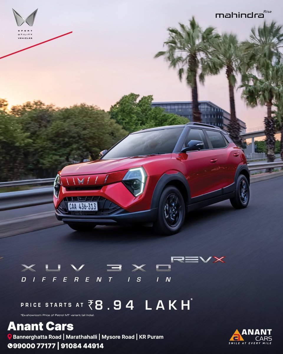 Mahindra Anant Cars tweet media