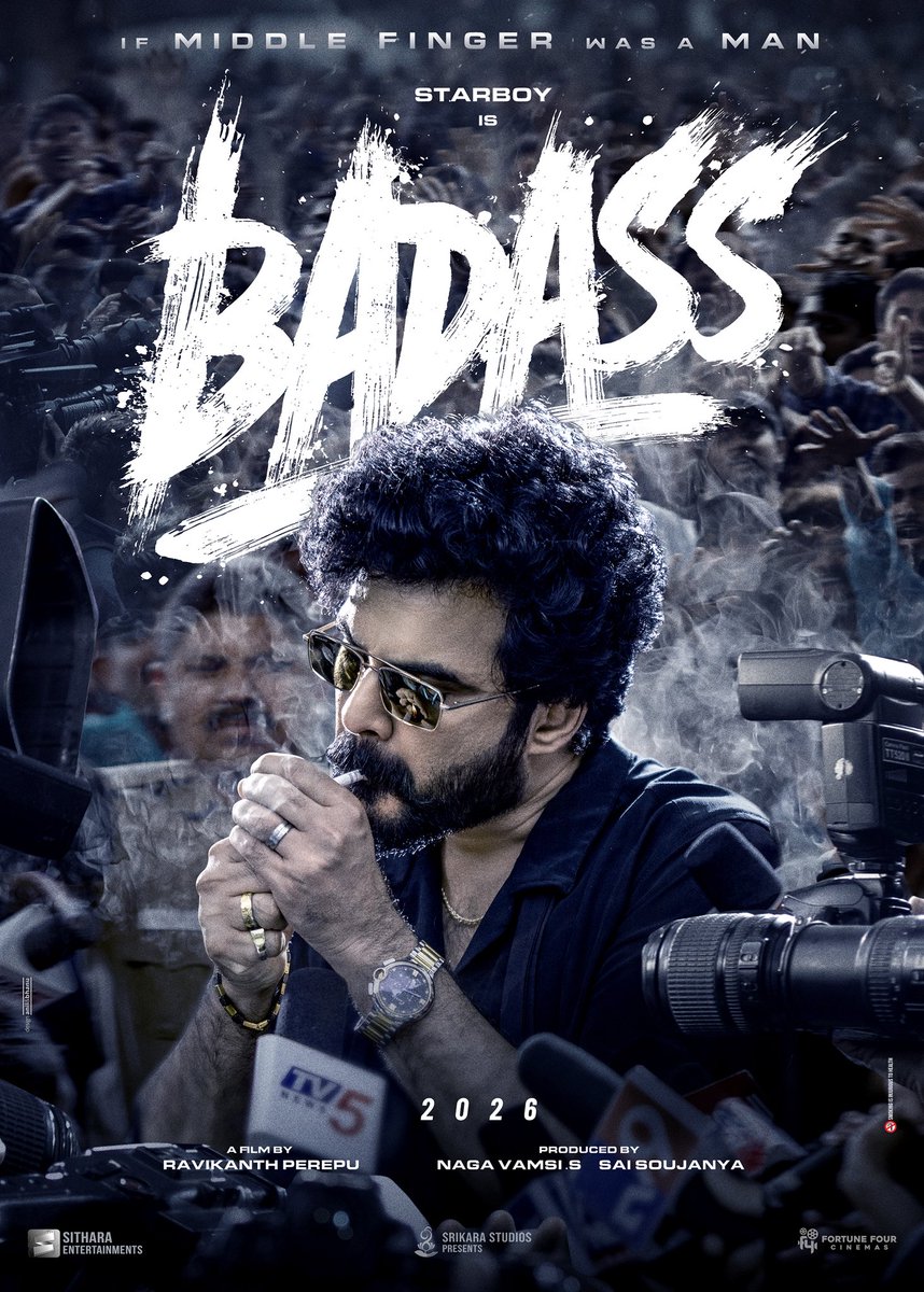 Sithara Entertainments (@sitharaents) on Twitter photo You have seen heroes
& You have seen villains. 😈
But this one’s not here to fit into your labels! 😎
Make way for STARBOY #Siddu as #Badass ❤️🔥
This time no mercy. He’s going to set the screens on 🔥
A Film by <a href="/ravikanthperepu/">Ravikanth Perepu</a>
Produced by <a href="/vamsi84/">Naga Vamsi</a> & #SaiSoujanya You have seen heroes
& You have seen villains. 😈
But this one’s not here to fit into your labels! 😎
Make way for STARBOY #Siddu as #Badass ❤️🔥
This time no mercy. He’s going to set the screens on 🔥
A Film by <a href="/ravikanthperepu/">Ravikanth Perepu</a>
Produced by <a href="/vamsi84/">Naga Vamsi</a> & #SaiSoujanya