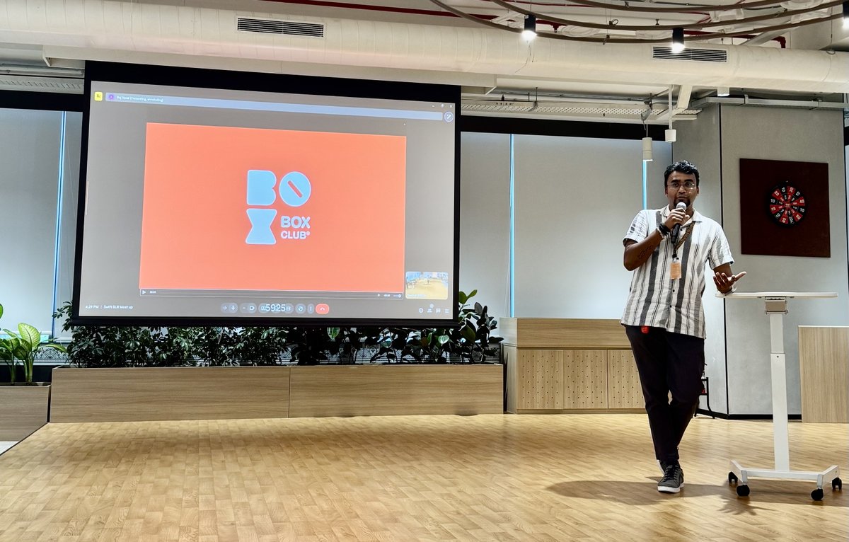 Kamal_K2's tweet image. Had the opportunity to share the story of @BoxBox_Club at the @SwiftBengaluru event last week, a journey I never get tired of revisiting. Every time I talk about it, it reminds me why I started and how far we’ve come.
Grateful to be part of such a vibrant and welcoming community
