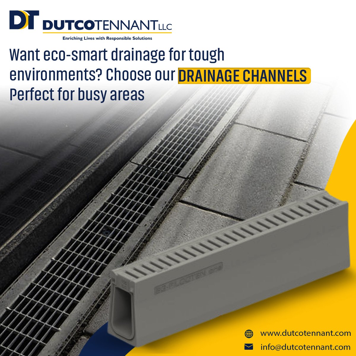 Dutco Tennant LLC (@dutcotennant) on Twitter photo When rain pours, rely on Dutco’s durable #DrainageChannel systems—built tough for roads, airports & more with recycled, smart modular design.
For inquiries, get in touch via info@dutcotennant.com.
#StormwaterManagement #Drainage #Infrastructure #WaterManagement #DutcoTennantLLC When rain pours, rely on Dutco’s durable #DrainageChannel systems—built tough for roads, airports & more with recycled, smart modular design.
For inquiries, get in touch via info@dutcotennant.com.
#StormwaterManagement #Drainage #Infrastructure #WaterManagement #DutcoTennantLLC