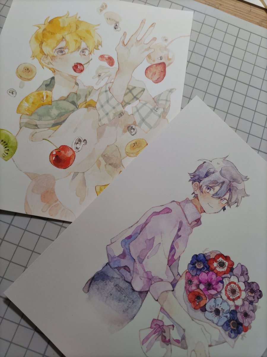 自家通販のお知らせです。
7月11日（金）21:00〜
画像の原画をBOOTHにて販売いたします。