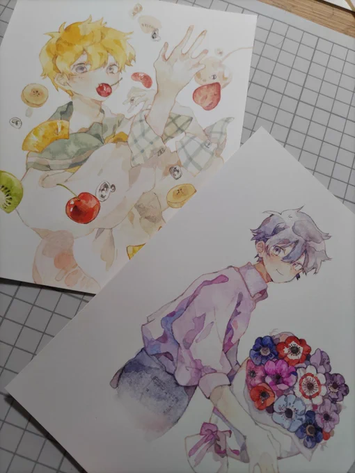 自家通販のお知らせです。 7月11日(金)21:00〜 画像の原画をBOOTHにて販売いたします。