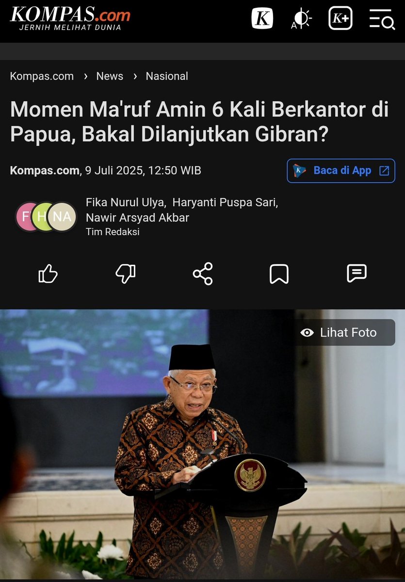 Ambrosius Mulalt (@mulalt_) on Twitter photo 10 Tahun <a href="/jokowi/">Joko Widodo</a> Jadi Presiden Tidak Mampu Menyelesaikan konflik Operasi Militer Ilegal Papua, maupun kasus Pelanggaran HAM berat [ Wamena, Biak, Wasior Berdarah di Papua
Rejim Presiden <a href="/prabowo/">Prabowo Subianto</a> tugaskan Gibran berkantor di Papua ? Akan Mengulangi Masa lalu Mulyono 10 Tahun <a href="/jokowi/">Joko Widodo</a> Jadi Presiden Tidak Mampu Menyelesaikan konflik Operasi Militer Ilegal Papua, maupun kasus Pelanggaran HAM berat [ Wamena, Biak, Wasior Berdarah di Papua
Rejim Presiden <a href="/prabowo/">Prabowo Subianto</a> tugaskan Gibran berkantor di Papua ? Akan Mengulangi Masa lalu Mulyono