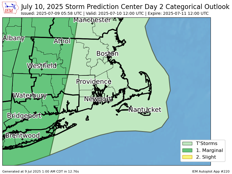 #SPC issues Day 2 Marginal Convective Risk at Jul 9, 5:58z for BOX spc.noaa.gov/products/outlo…