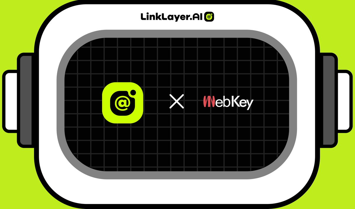 LLATribe's tweet image. 👏We're thrilled to partner with @WebKey01
👉WebKey is the first consumer-grade Web3 smart terminal, integrating trusted hardware, blockchain networks, AI services, and a native Web3 app store.
🎊Together with LinkLayerAI, we're shaping the future of AI and decentralization!