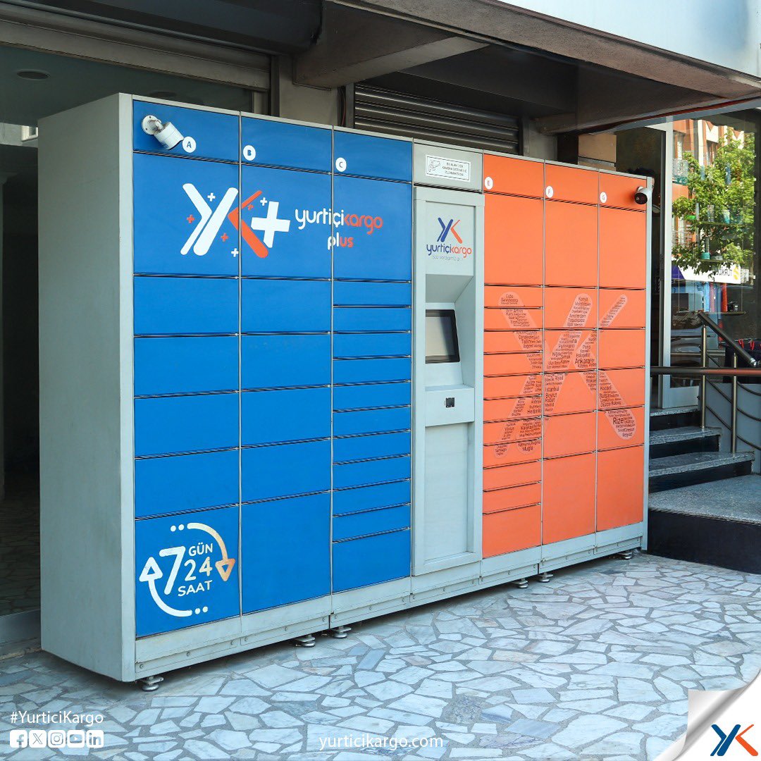 Teslimat şekli olarak seçebileceğiniz YK Plus Akıllı Kargo dolaplarımızla, kısıtlama olmadan istediğiniz saatte kargonuzu teslim alabilir veya iadelerinizi kolaylıkla gerçekleştirebilirsiniz 💙🧡

#SözVerdiğimizGibi #YurtiçiKargo
