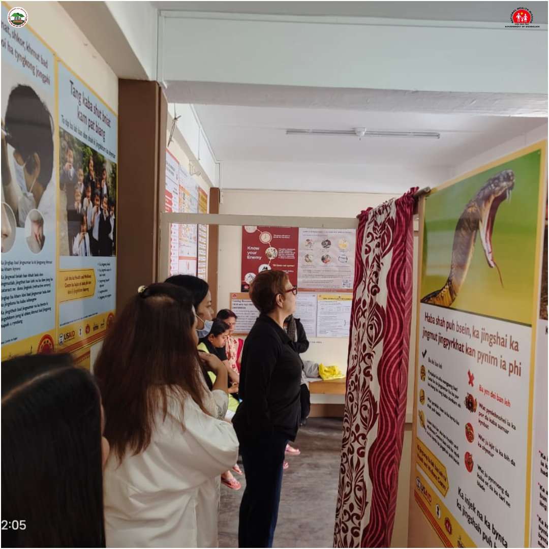 Dr. M. Ampareen Lyngdoh, Hon'ble Minister of Health for the Govt. of Meghalaya, conducted an inspection visit to the Demseiniong UPHC yesterday. The visit was part of her ongoing efforts to assess and improve healthcare services across the state
#MeghalayaForHealth #HealthMatters