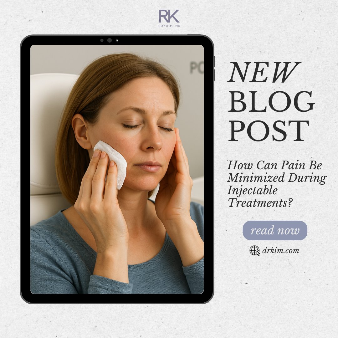 drroykim's tweet image. Afraid of pain from fillers or Botox?

✅ Strong numbing cream
❄️ Ice before &amp;amp; after
💫 Vibration tool = nerve distraction
💉 Fillers with built-in lidocaine

📖 Read the full breakdown → drkim.com/how-can-pain-b…

#Injectables #PainFree #Painless #Botox #FillerTips #Filler