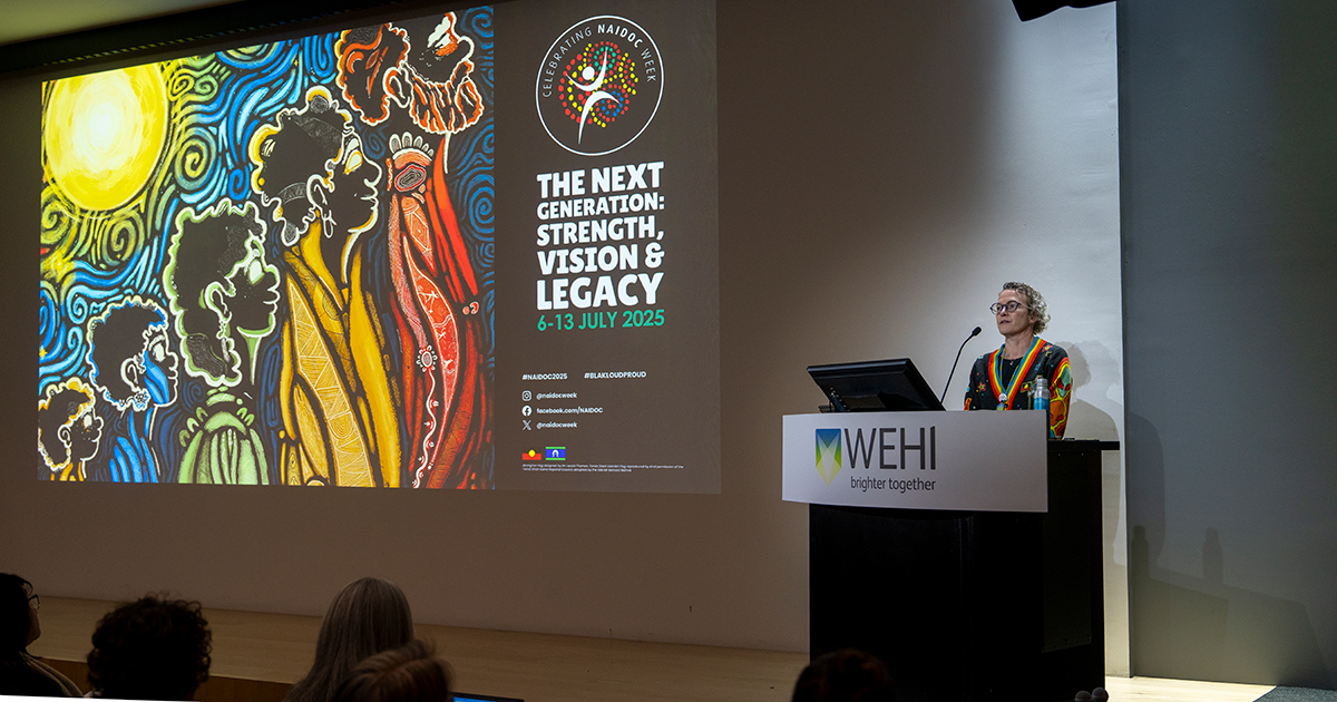 WEHI_research's tweet image. As part of #NAIDOCWEEK2025, WEHI welcomed guest speaker Dr Jessica O’Brien, Aboriginal cardiologist & researcher, who shared how First Nations knowledge can strengthen biomedical research & community health.
Thank you Dr O’Brien for sharing your knowledge with us.