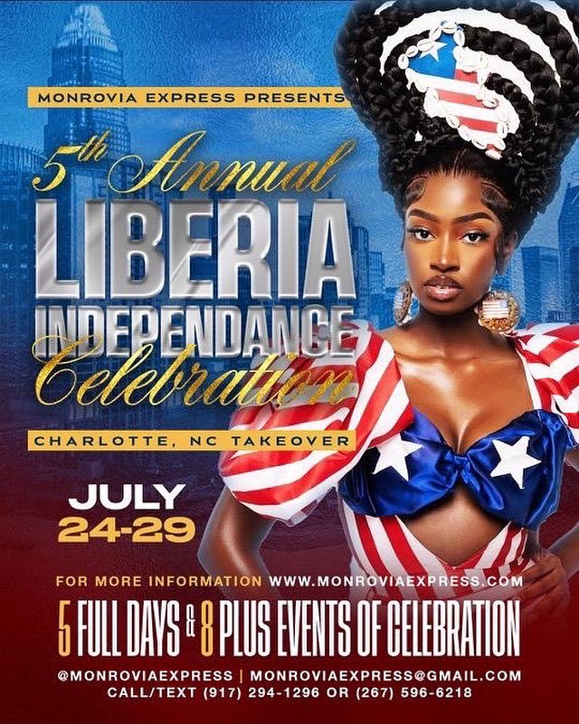 iamjbizz's tweet photo. LIBERIAN INDEPENDENCE CELEBRATION IN CHARLOTTE NC JULY 24 - 29 https://t.co/bk1dGEgIGA